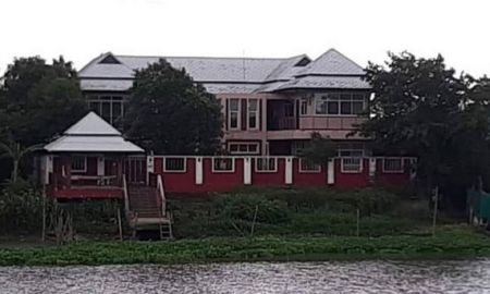 ขายบ้าน - ขายบ้าน ริมแม่น้ำท่าจีน บางเลน นครปฐม เนื้อที่ 1 ไร่เศษ รหัสSS0078